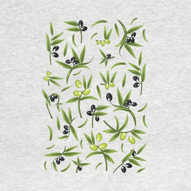 vintage olive pattern by nickemporium1